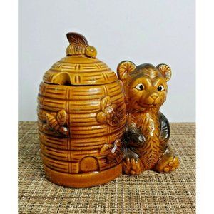 Bear Honey Pot Vintage Made In Japan 1950s